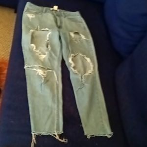 H&M ripped jeans